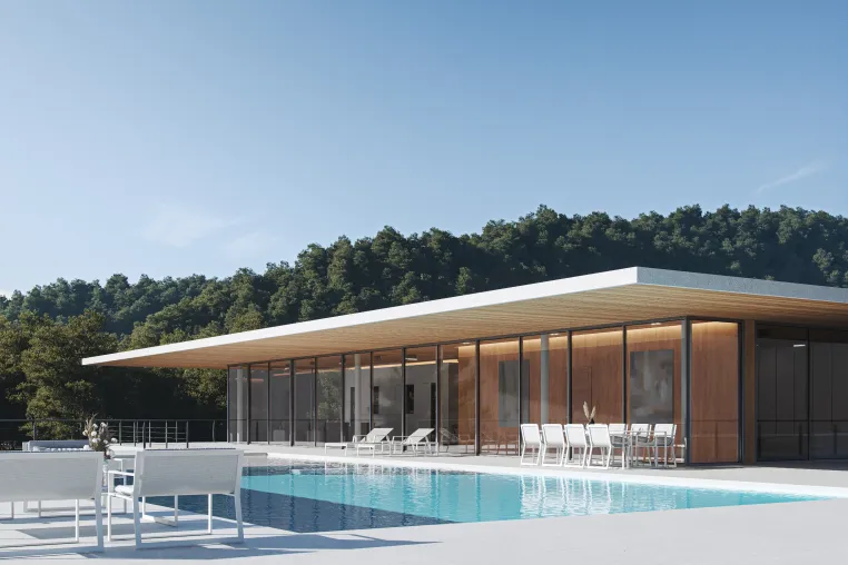 Bild: Architektur Visualisierung Vis-Render: Fotorealistische 3D-Darstellungen für Bauprojekte