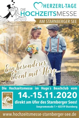Hochzeitsmesse Herzerl-Tage 2020 im H´ugo´s Beachclub am Starnberger See Bild: Hochzeitsmesse Herzerl-Tage 2020 im H´ugo´s Beachclub am Starnberger See