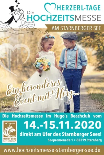 Bild: Hochzeitsmesse Herzerl-Tage 2020 im H´ugo´s Beachclub am Starnberger See