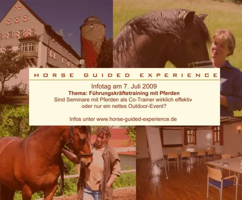 Bild: Einladung zum Info-Tag - Führungskräftetraining mit Pferden am 7. Juli 2009 bei Horse Guided Experience