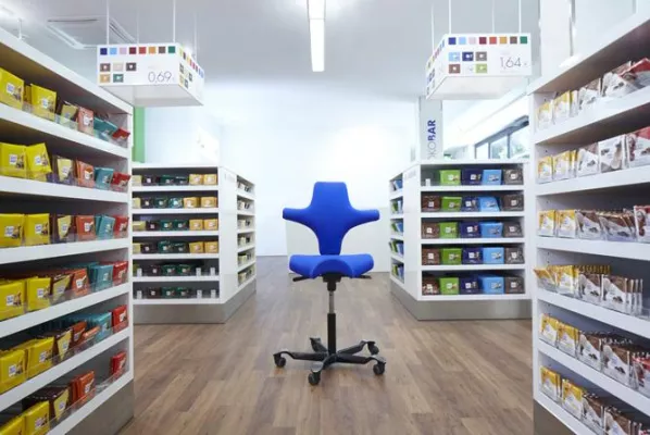 Bild: Gesundes Sitzen bei Ritter Sport