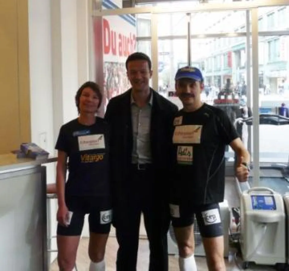 Claudia Weber, Ex Fussballprofi Freddi Bobic, Thomas Wenning