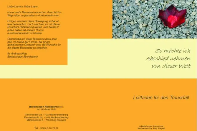 Bild: Am Ende des Weges gut ankommen...