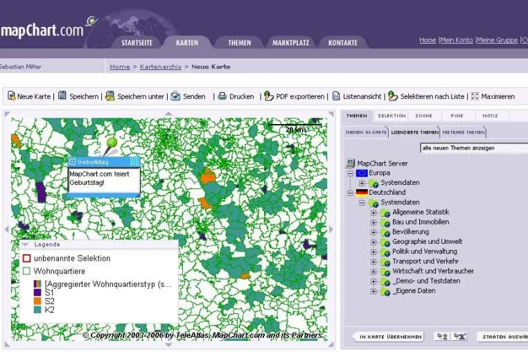 Bild: Die MapChart GmbH präsentiert GIS-Outsourcing im ASP-Modell auf der CeBIT 2006