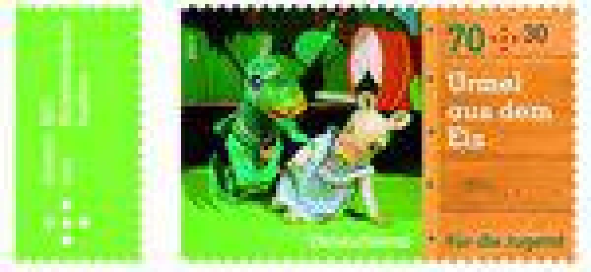 Urmel aus dem Eis als Briefmarke