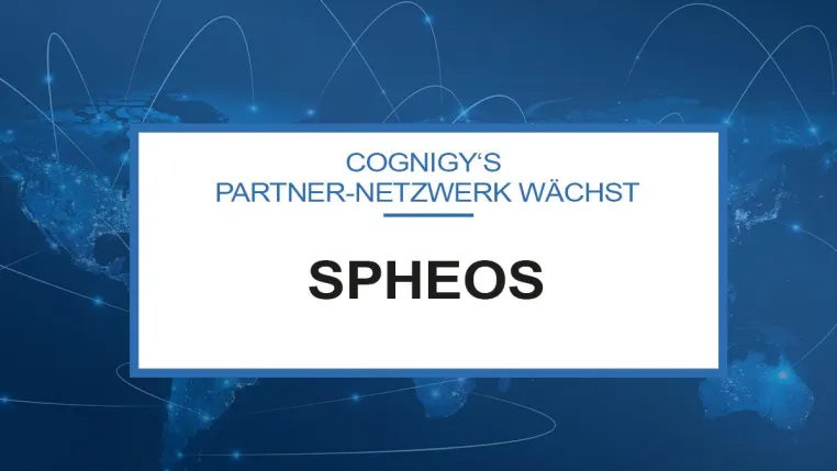 Bild: Cognigy erhöht Kompetenz für Digitalstrategien in der Versicherungsbranche mit spheos als neuen Partner