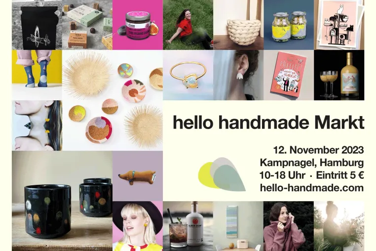Schöne Dinge mit Hand, Herz und Kopf gefertigt: hello handmade Markt in Hamburg Bild: Schöne Dinge mit Hand, Herz und Kopf gefertigt: hello handmade Markt in Hamburg