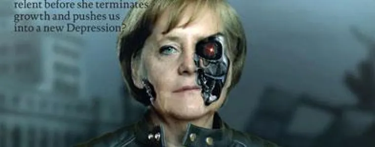 Angela Merkel - die Terminator rettet die Welt Bild: Angela Merkel - die Terminator rettet die Welt