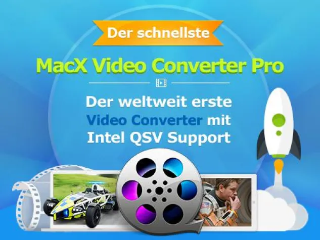 Bild: MacX Video Converter Pro V5.9.0 mit Unterstützung für Intel Quick-Sync-Video