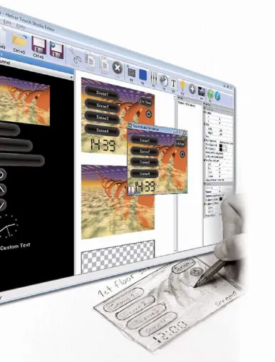 Helvar Touch Studio: Licht steuern per Mausklick oder Berührung Bild: Helvar Touch Studio: Licht steuern per Mausklick oder Berührung