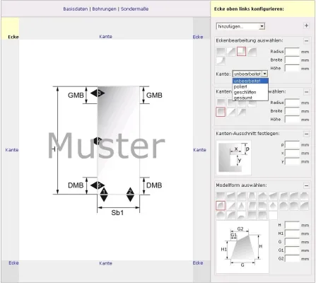 Bild: Neu im Glashandwerk: Elektronische Produktkonfiguratoren optimieren die Auftragsbearbeitung