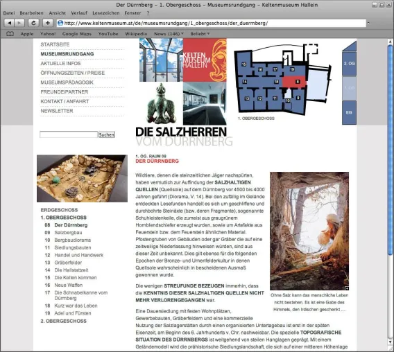 Bild: Die Kelten kommen - Neue Website fürs Keltenmuseum Hallein