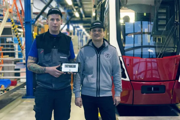 Bild: Bombardier setzt bei der papierlosen Qualitätskontrolle auf Testify