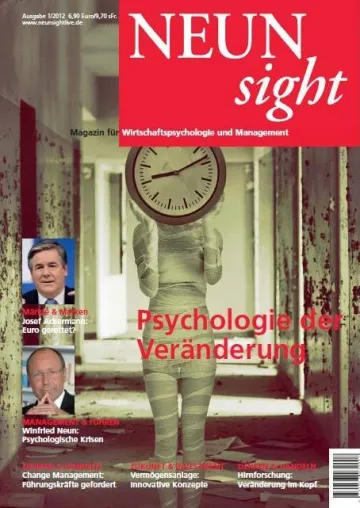 Psychologie der Veränderung - neue Ausgabe des NEUNsight-Magazins Bild: Psychologie der Veränderung - neue Ausgabe des NEUNsight-Magazins