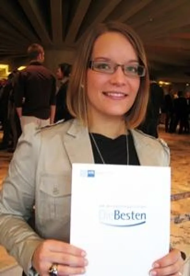 Eine der besten IHK-Absolventen: Katharina Indorf, erfolgreiches Talent von  POMMEREL Live-Marketing