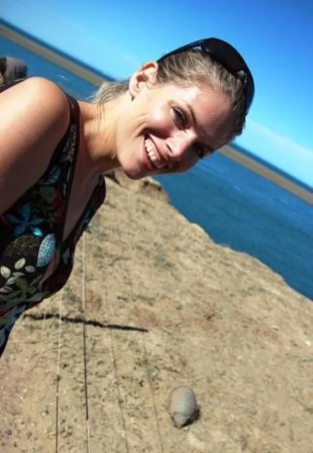 Eine ganz besondere Kreatur kreuzt den Weg von Martina Hirschmeier: ein Gürteltier.