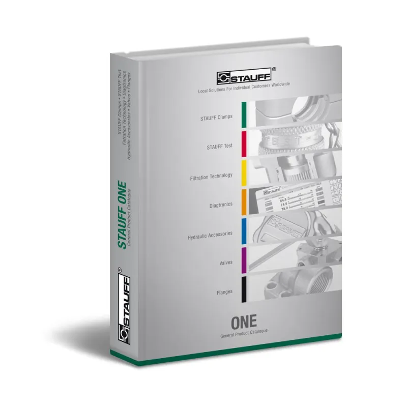 Der Stauff One Gesamtkatalog mit sämtlichen relevanten technischen Informationen