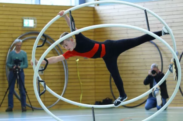 Bild: 2. Qualifikationswettkampf für die Rhönrad-Weltmeisterschaften 2018