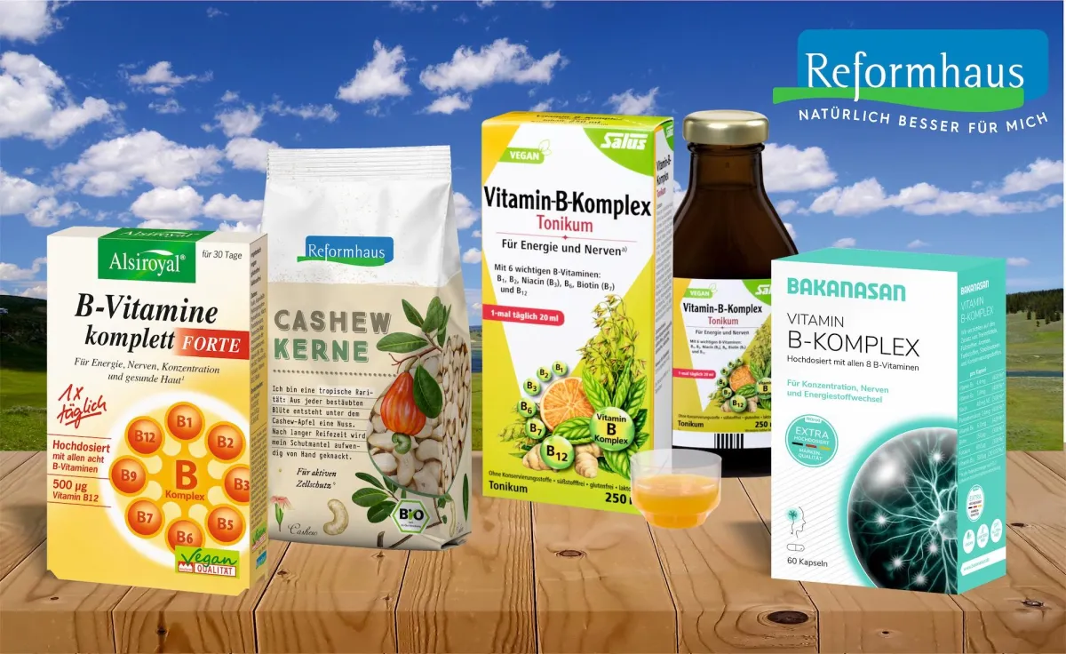 Reformhaus® Informationskampagne startet mit dem Vitamin-B-Komplex.