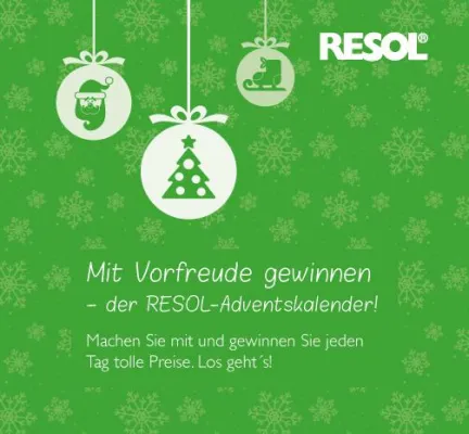 Bild: Mit Vorfreude gewinnen – der RESOL-Adventskalender!