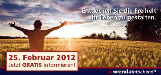 Besser mit den eigenen Ängsten zurecht kommen und mehr Erfolg erleben – kostenloser Infoabend am 25.2.2012 Bild: Besser mit den eigenen Ängsten zurecht kommen und mehr Erfolg erleben – kostenloser Infoabend am 25.2.2012