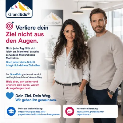 Dein Ziel verdient Ausdauer: Wie kontinuierliches Lernen neue berufliche Perspektiven schaffen kann Bild: Dein Ziel verdient Ausdauer: Wie kontinuierliches Lernen neue berufliche Perspektiven schaffen kann