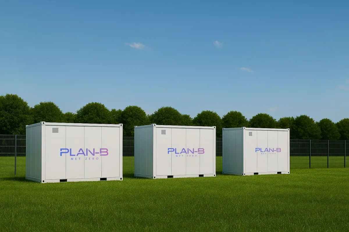 Energiespeicherlösungen im Fokus von PLAN-B NET ZERO (© PLAN-B NET ZERO AG)