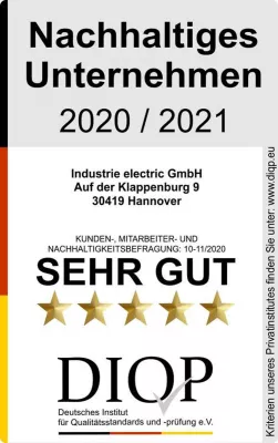 Bild: Nachhaltigkeitssiegel an nachhaltiges Unternehmen aus Hannover verliehen