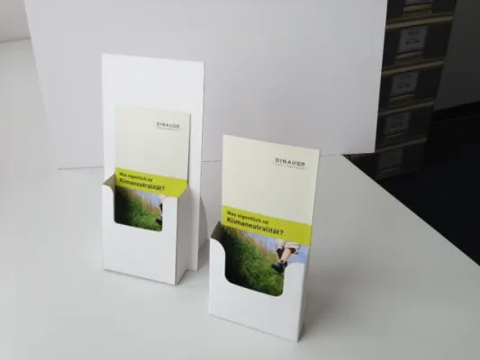 Für den POS: Flyerbox & Kartenbox drucken Bild: Für den POS: Flyerbox & Kartenbox drucken