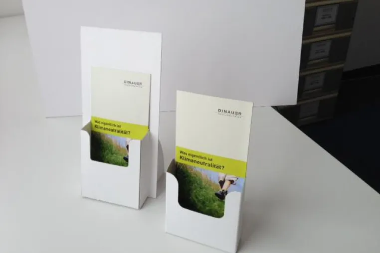 Bild: Für den POS: Flyerbox & Kartenbox drucken