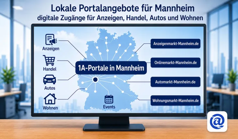 Bild: Mannheim erhält mit 1A-Portale.de zentrale Einstiege für lokale Angebote und Handel