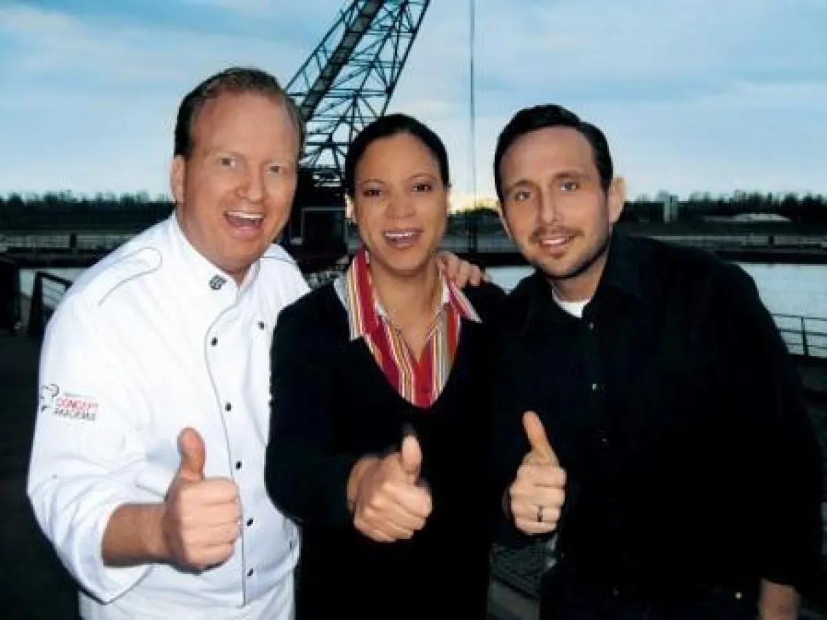 Die Macher: Stefan Cammann, Tosin A. David und Mario Grube