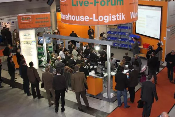 Bild: E+P-Live-Forum auf der LogiMAT 2009 - Prozesssicherheit gefragter denn je