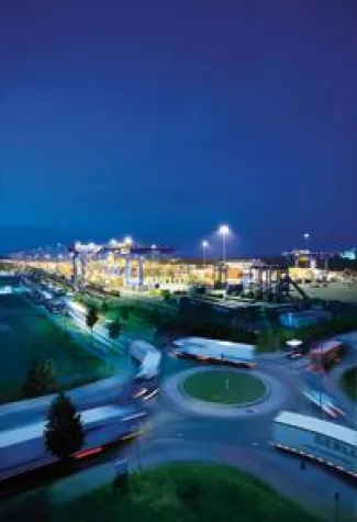 Bild: High-tech-Logistik am Standort Duisburg