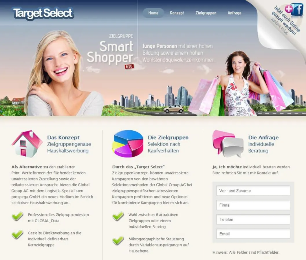 Target Select, selektive Haushaltswerbung trifft Targeting Social Media
