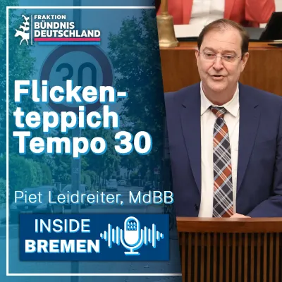 Bild: PODCAST INSIDE BREMEN - Flickenteppich Tempo 30
