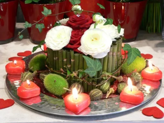 Bild: Hauptsache liebevoll: Herzliche Kerzendekos zum Valentinstag am 14.Februar