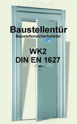 Bild: Richtig gesichert – richtig geschützt – mit Baustellentüren