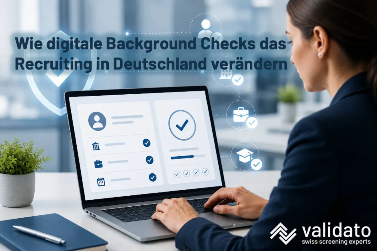 Wie digitale Background Checks das Recruiting in Deutschland verändern (© Validato AG)