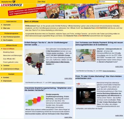 Bild: Deutsche Post LESERSERVICE öffnet Infoportal zum Thema Online-Marketing auf leserservice-partner.de