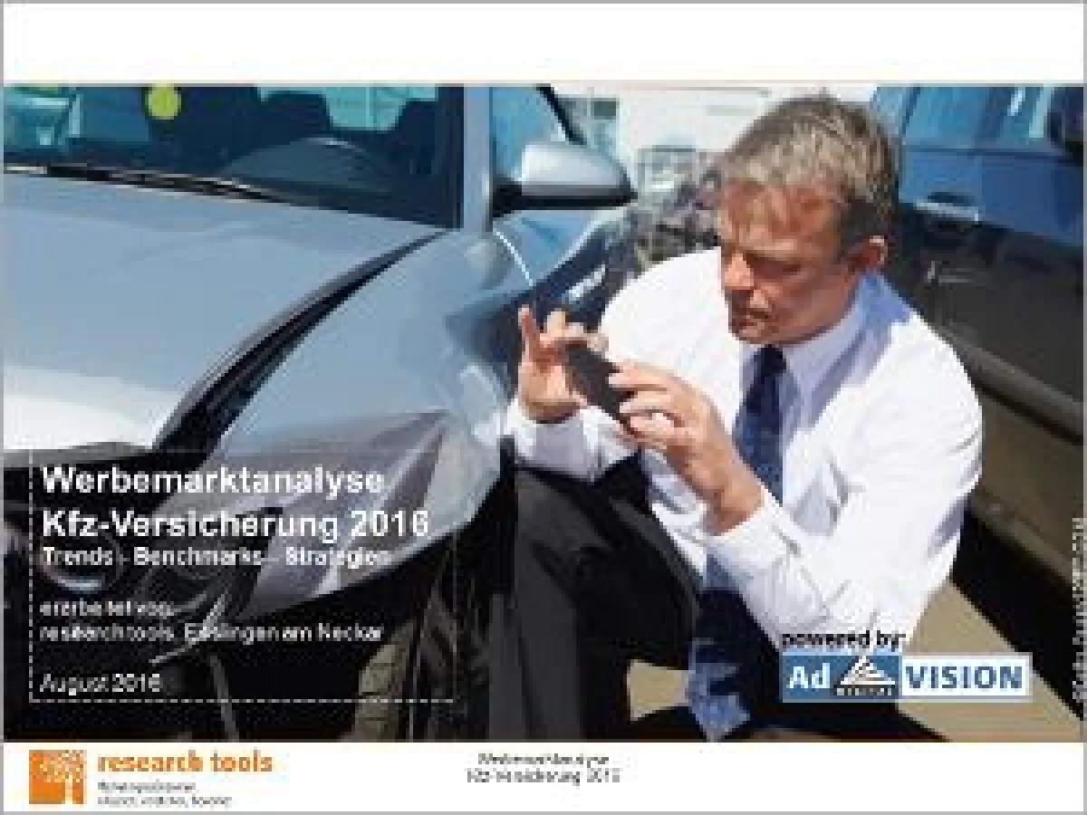 Werbemarktanalyse Kfz-Versicherung 2016