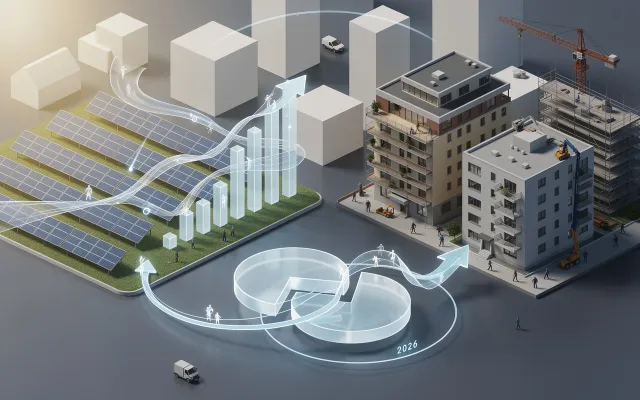Bild: Photovoltaikanlagen Investments vs. Immobilien - Renditevergleich 2026
