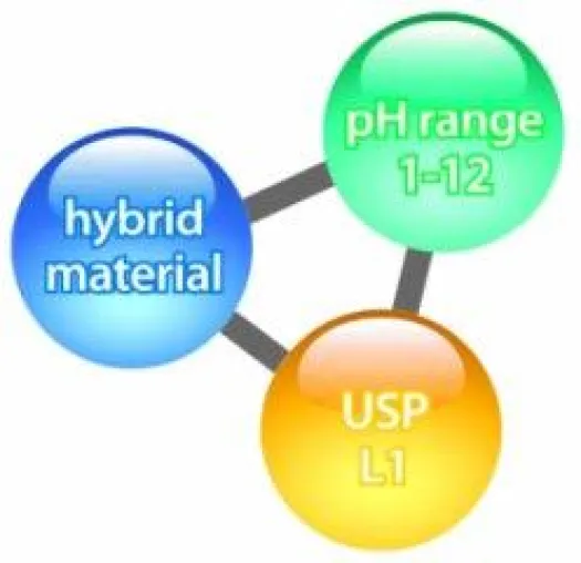 Bild: Skalierbar und pH stabil: Neue hybride C8 und C18 Phasen
