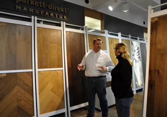 Bild: Parkett zum Staunen, Fühlen und Erleben