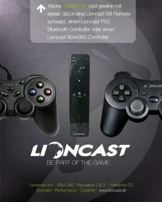„Be Part of the Game” High performance Gaming-Zubehör für Videospielekonsolen - Lioncast Bild: „Be Part of the Game” High performance Gaming-Zubehör für Videospielekonsolen - Lioncast
