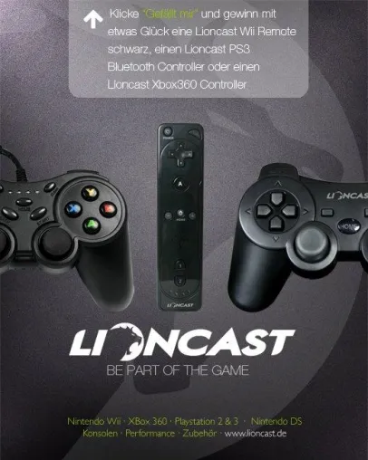 Bild: „Be Part of the Game” High performance Gaming-Zubehör für Videospielekonsolen - Lioncast