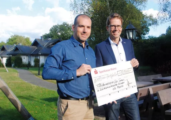 Bild: Glatthaar-fertigkeller unterstützt Förderverein für Tumor- und Leukämiekranke Kinder e.V. Mainz