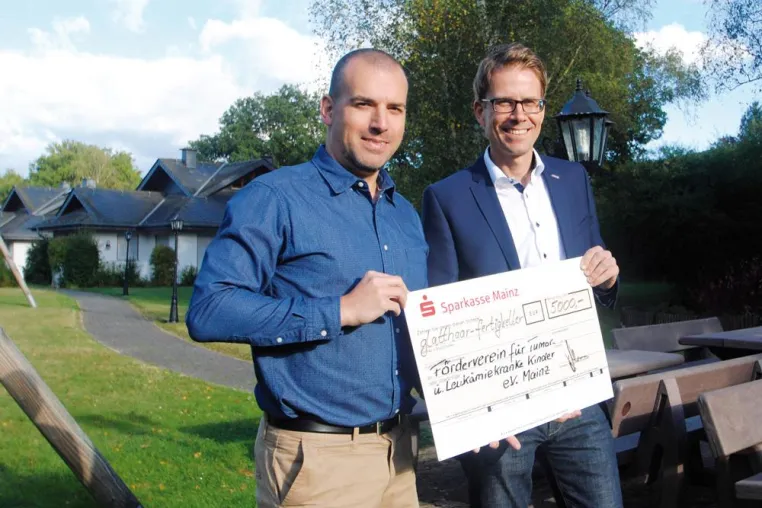 Glatthaar-fertigkeller unterstützt Förderverein für Tumor- und Leukämiekranke Kinder e.V. Mainz Bild: Glatthaar-fertigkeller unterstützt Förderverein für Tumor- und Leukämiekranke Kinder e.V. Mainz