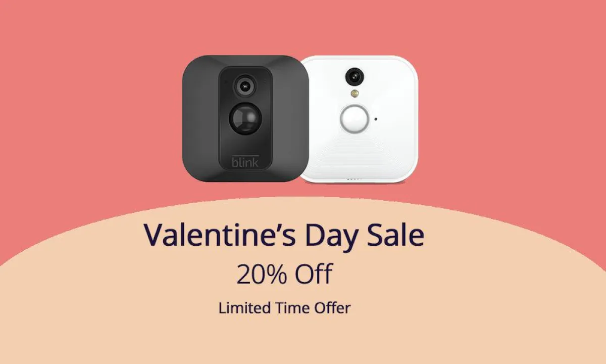 Zum Valentinstag gibt es 20 Prozent Rabatt auf alle Blink-Produkte