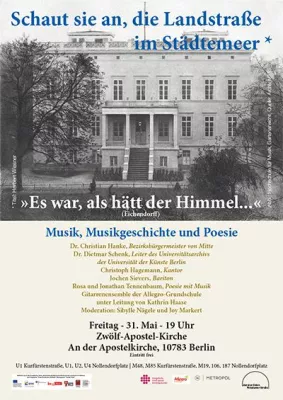 Bild: Musik, Musikgeschichte und Poesie in der Potsdamer Straße